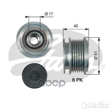 Обгонная муфта генератора VAG Octavia 97-13, Ra