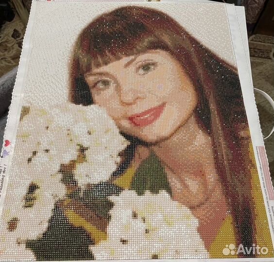 Картины из страз по фото на заказ