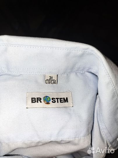 Рубашка голубая на 1 сентября