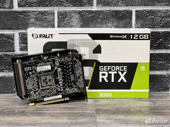 Видеокарта Palit GeForce RTX 3060 StormX 12GB