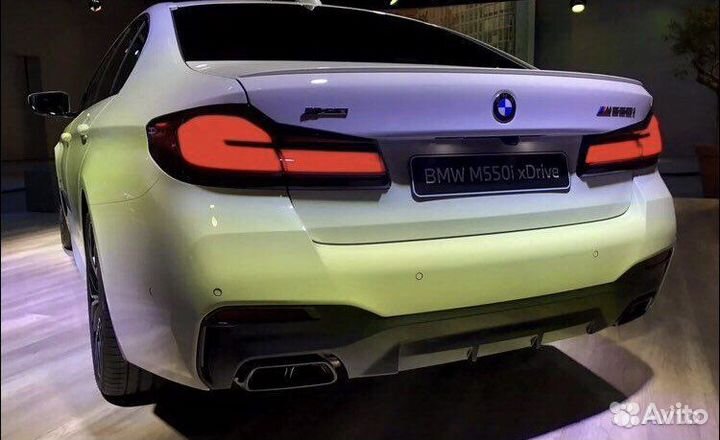 Диффузор bmw g30 550 с насадками