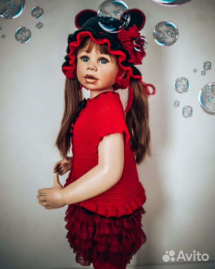 Вязаный комплект для девочки