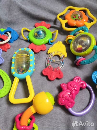 Игрушки пакетом погремушка прорезыватель
