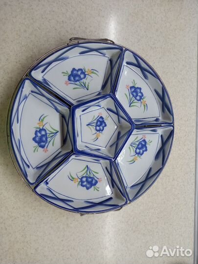 Менажница фарфор