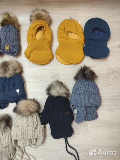 Шапка на мальчика 50-52