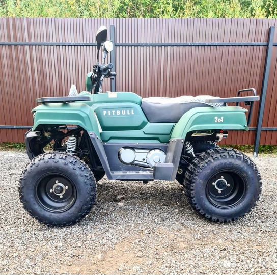 Квадроцикл Pitbull Monster 300 черно-зеленый