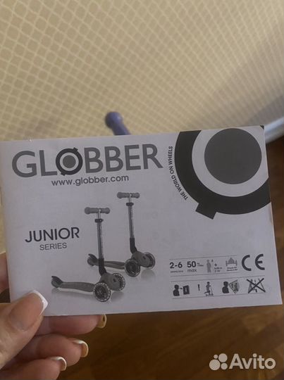Самокат Globber Junior трехколесный