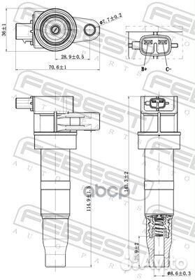 Катушка зажигания 12640007 Febest