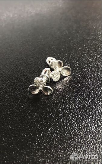 Сережки золотые гвоздики