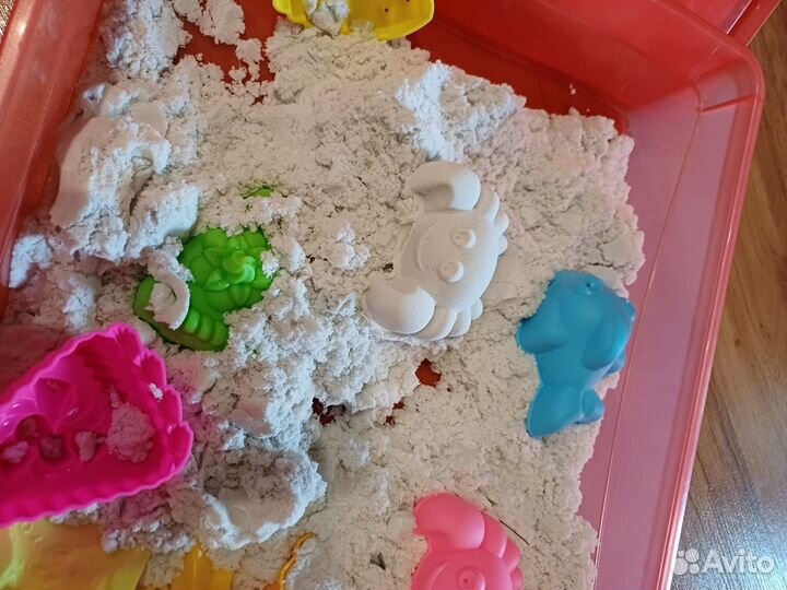 Кинетический песок живой песок