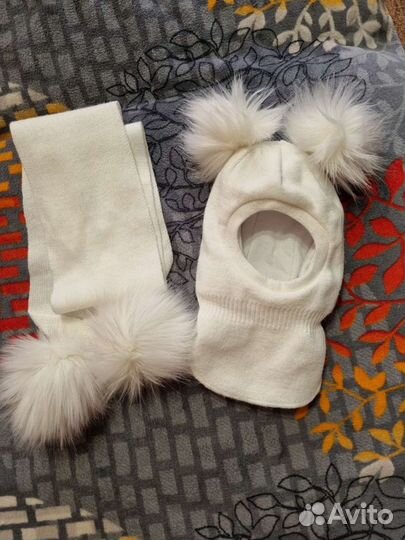 Комплект шапка и шарф