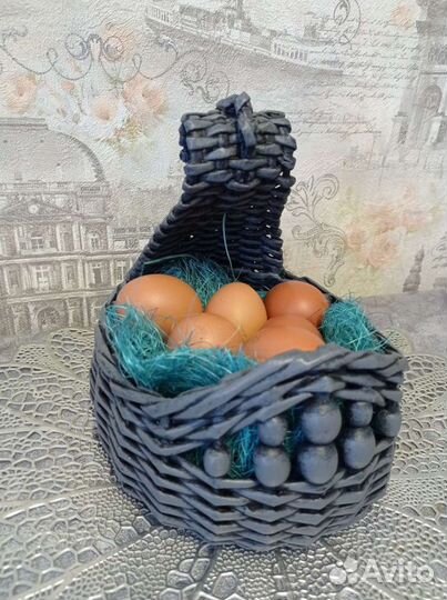 Корзинка для яиц на Пасху. Конфетницы. Хлебница