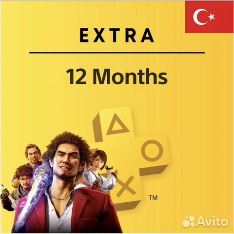 PS Plus Extra/Deluxe и EA Play 12 месяцев