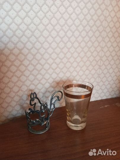 Набор стопок с подстаканниками