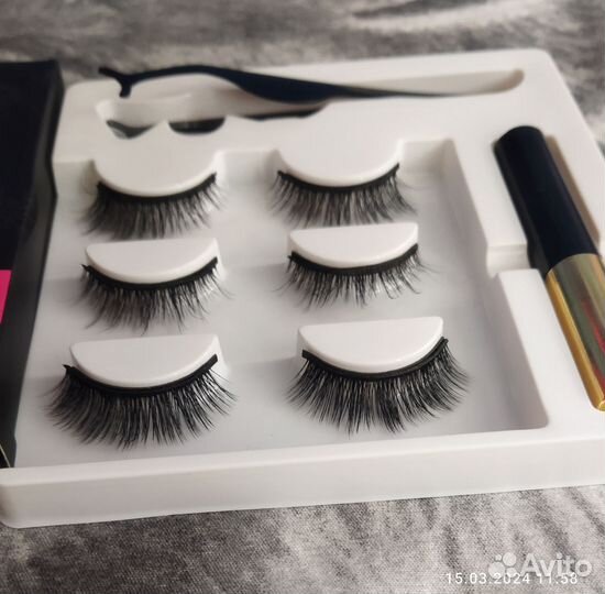 Накладные ресницы магнитные