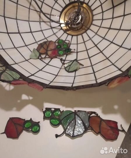 Ремонт лампы тиффани, реставрация лампы