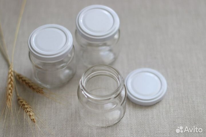 Банки стеклянные 110мл с крышкой Твист