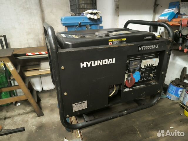 Генератор бензиновый hyundai HY9000SE-3