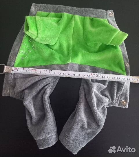 Комбинезон велюровый на очень маленькую собачку