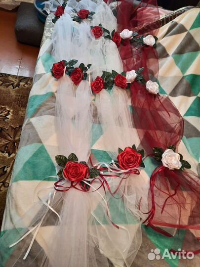 Свадебные украшения на машину продажа