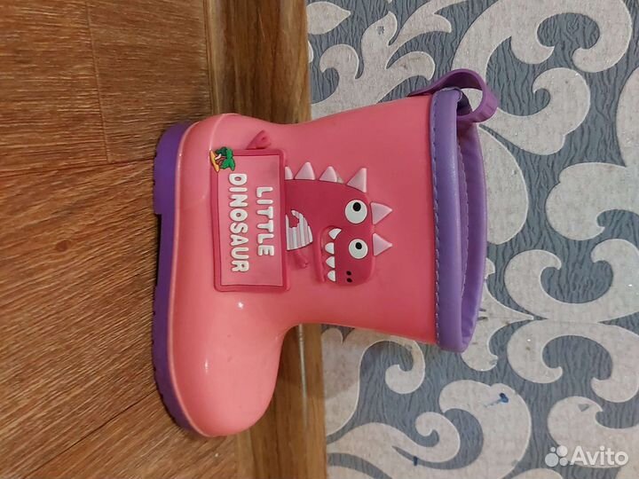 Резиновые сапоги для девочки