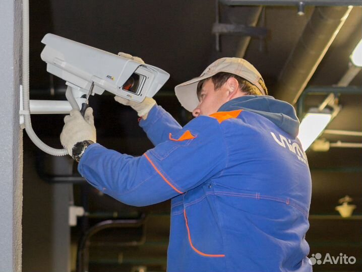 Видеонаблюдение для дома и офиса. FullHD. Монтаж