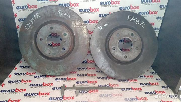 Диск тормозной передний вентилируемый Infiniti EX