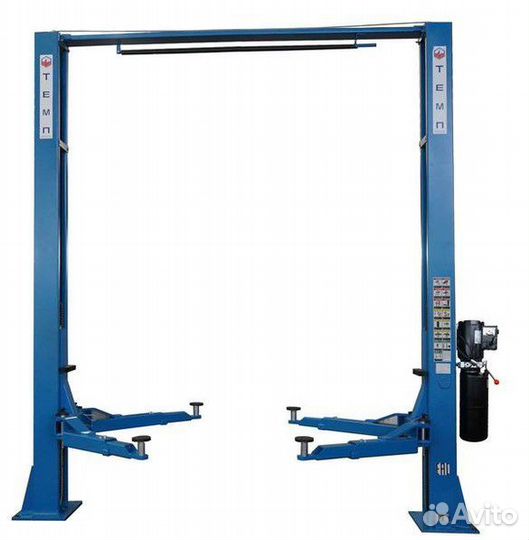 Подъемник двухстоечный с верхней синхронизацией 4