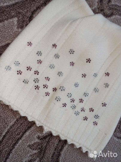 Шапка тонкая для девочки