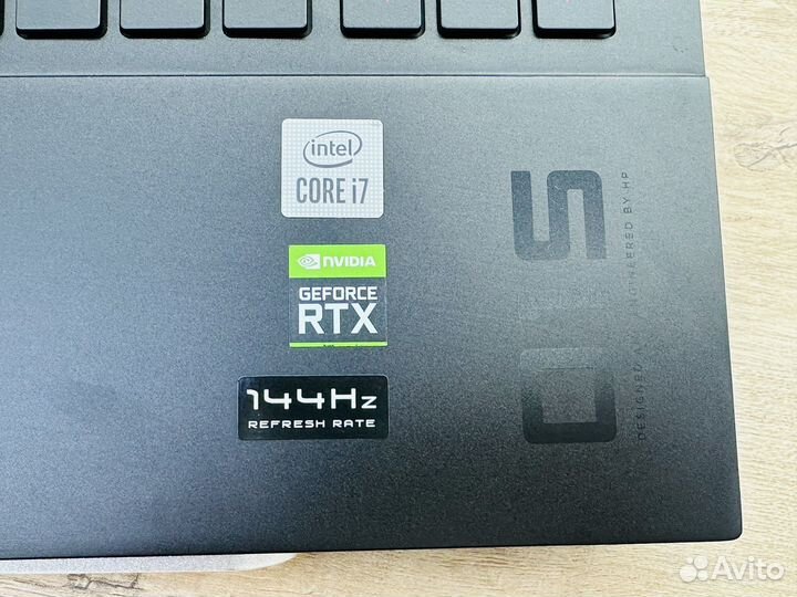 Ноутбук HP omen Core i7-10750H/ RTX 2060