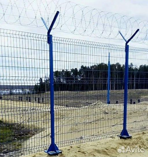 Сетка для забора 3d