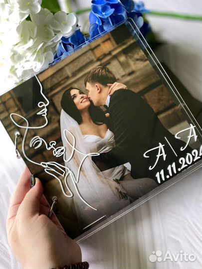 Прозрачный фотоальбом на заказ / Любой макет