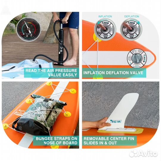 Funwater sup Manta Ray новый