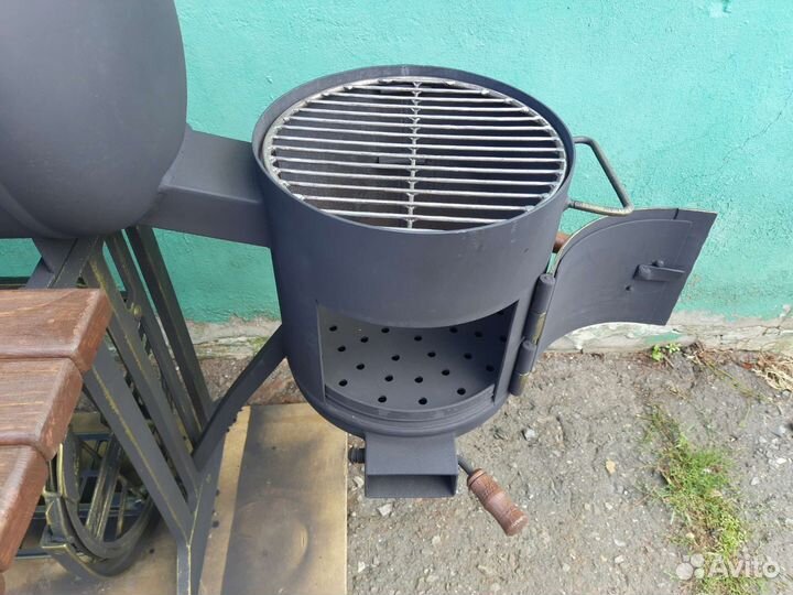 Мангал, коптильня, смокер, гриль 4 в 1
