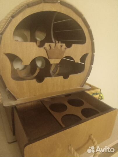 Мини бар бочка