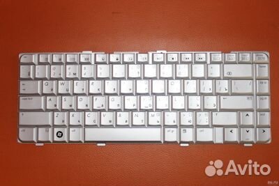 Клавиатура для ноутбука HP DV6000 серебряная