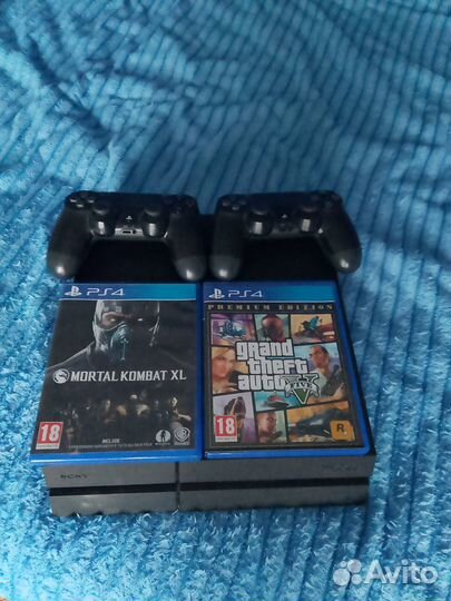 Ps4 1tb + диски