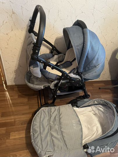 Коляска zippy лен 2в1