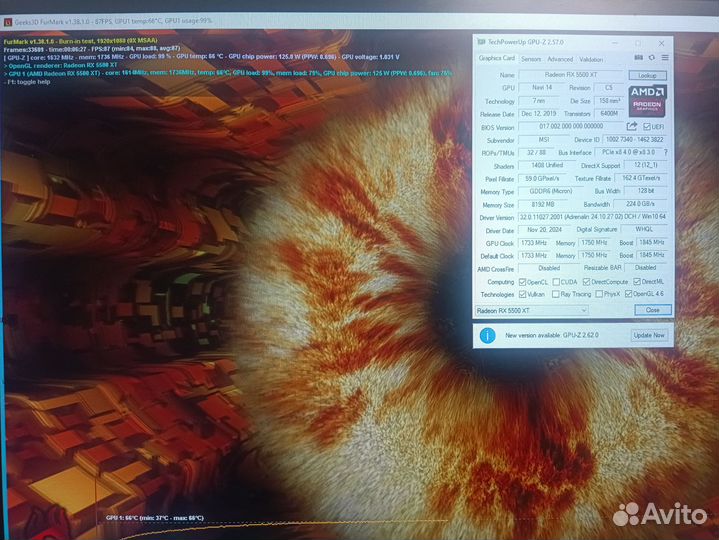 Игровой пк ryzen 5 5600, 16 озу, rx5500xt, ssd