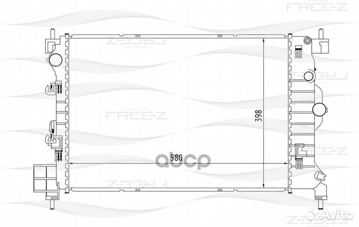 Радиатор KK0143 free-Z