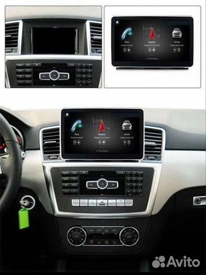 Монитор Mercedes ML GL w166