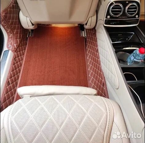 3д коврики из экокожи в салон авто с бортами