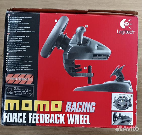 Игровой руль logitech momo racing