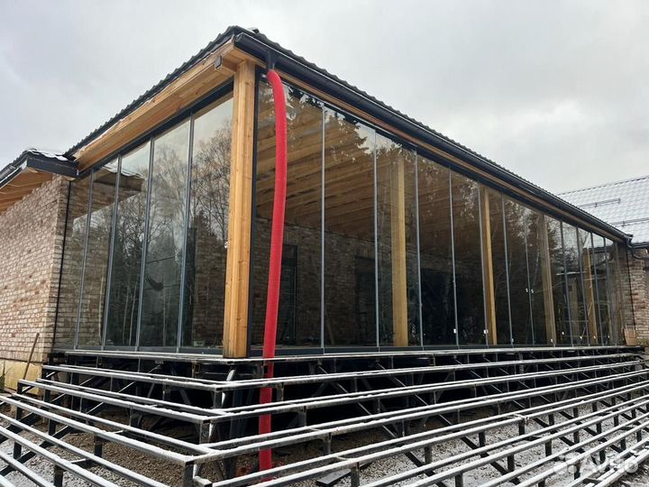 Безрамное остекление для террас до 7 дней