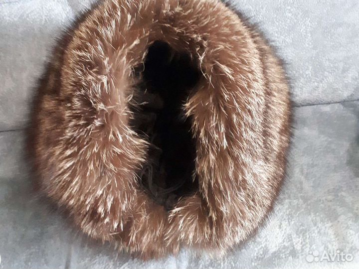 Шапка из чернобурки