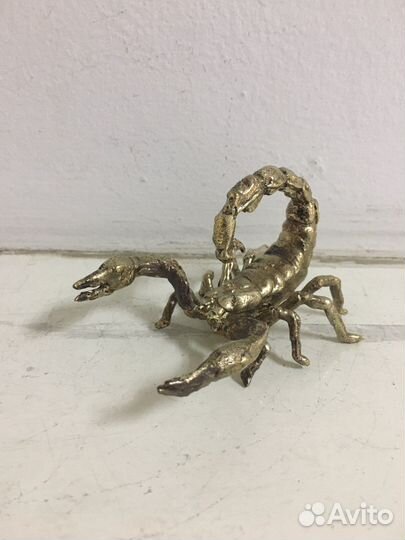 Скорпион бронза статуэтка шикарная