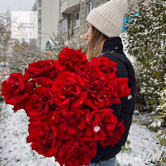 Букет пионовидные розы