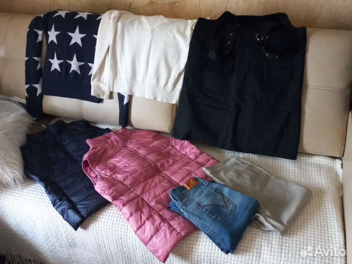 Женские вещи пакетом 40 42 44+кроссовки 38 р