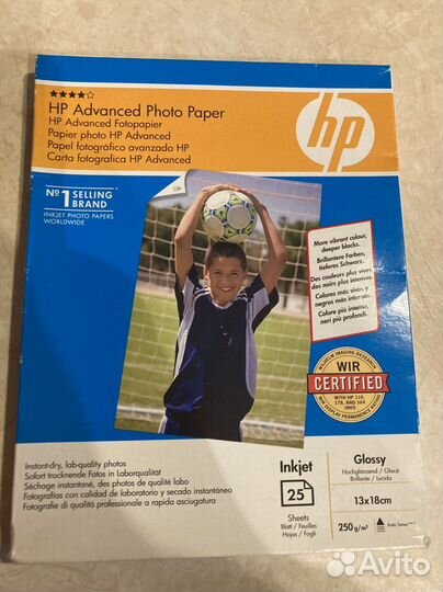 Фотобумага 13x18 см HP Advanced