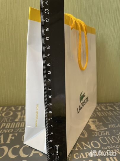 Оригинальный брендовый пакет Lacoste